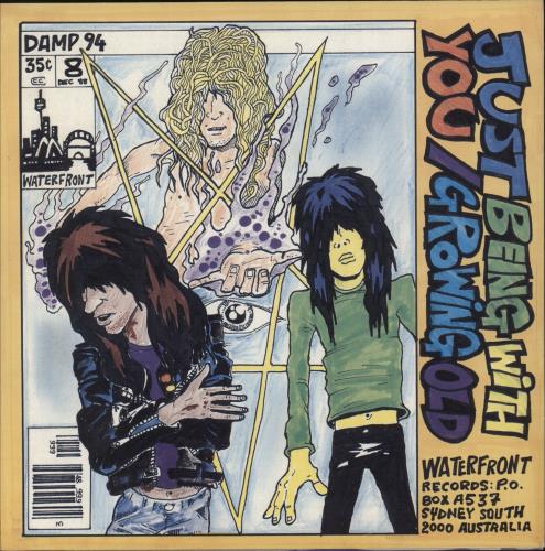 Hard-Ons Just Being With You / Growing Old 7" vinyl single (7 inch record / 45) Australian HJ307JU871417