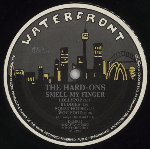 Hard-Ons Smell My Finger - EX 12" vinyl single (12 inch record / Maxi-single) Australian HJ312SM866465