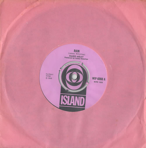Hard Meat Rain 7" vinyl single (7 inch record / 45) UK HDM07RA447521