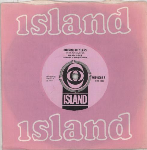 Hard Meat Rain 7" vinyl single (7 inch record / 45) UK HDM07RA447521