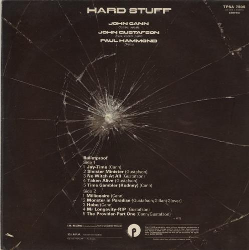 Hard Stuff Bulletproof vinyl LP album (LP record) UK HSFLPBU358769
