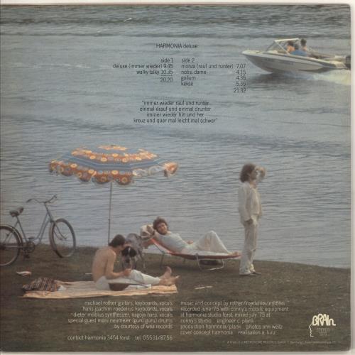 Harmonia Deluxe - 1st vinyl LP album (LP record) German HC3LPDE725618
