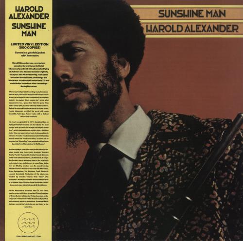 Harold Alexander Sunshine Man vinyl LP album (LP record) US O96LPSU845632