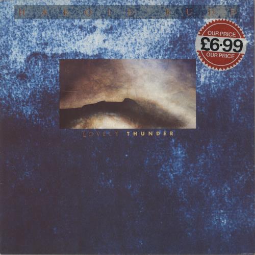 Harold Budd Lovely Thunder - VG vinyl LP album (LP record) UK UDDLPLO868430