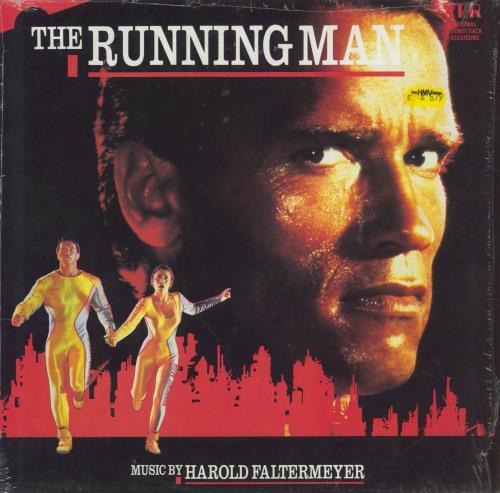 Harold Faltermeyer The Running Man vinyl LP album (LP record) UK HFLLPTH692448