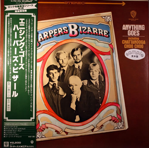 Harpers Bizarre Anything Goes + obi vinyl LP album (LP record) Japanese HPZLPAN563435