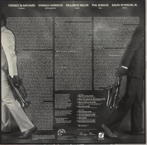 Harrison-Blanchard Discernment vinyl LP album (LP record) German HL7LPDI734327