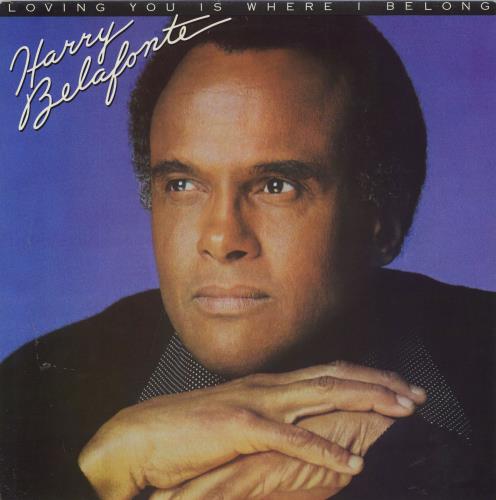 Harry Belafonte Loving You Is Where I Belong - Gold promo stamped vinyl LP album (LP record) UK BFNLPLO640405