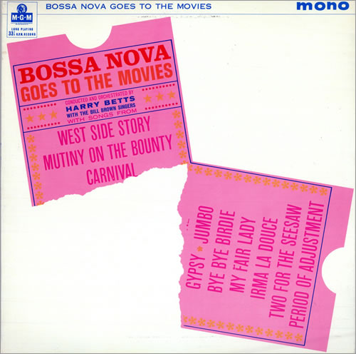 Harry Betts Bossa Nova Goes To The Movies vinyl LP album (LP record) UK HF9LPBO477449