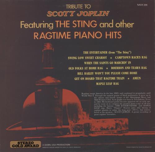 Harry 'Fingers' Warren A Tribute To Scott Joplin vinyl LP album (LP record) UK -A5LPAT877927