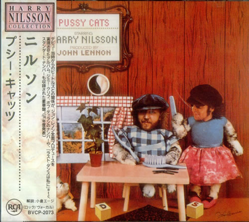 Harry Nilsson Pussy Cats CD album (CDLP) Japanese HNLCDPU38624