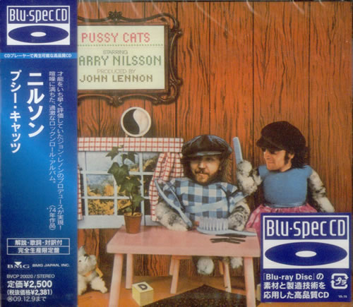 Harry Nilsson Pussy Cats CD album (CDLP) Japanese HNLCDPU466969