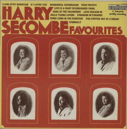 Harry Secombe Favourites vinyl LP album (LP record) UK H.SLPFA683974