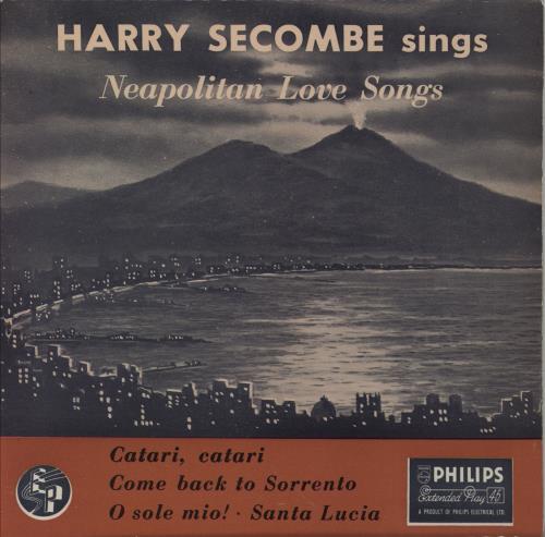 Harry Secombe Neapolitan Love Songs EP 7" vinyl single (7 inch record / 45) UK H.S07NE762841