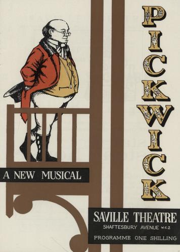 Harry Secombe Pickwick + Autographed Programme vinyl LP album (LP record) UK H.SLPPI761828