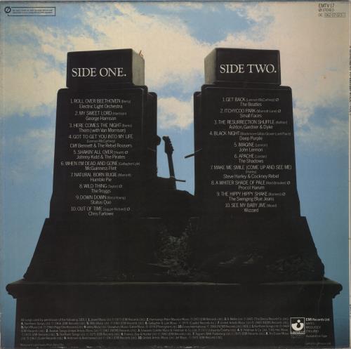 Harvest Label A Monument To British Rock vinyl LP album (LP record) UK HRVLPAM393360