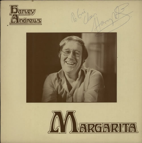 Harvey Andrews Margarita - Autographed vinyl LP album (LP record) UK HRWLPMA602520