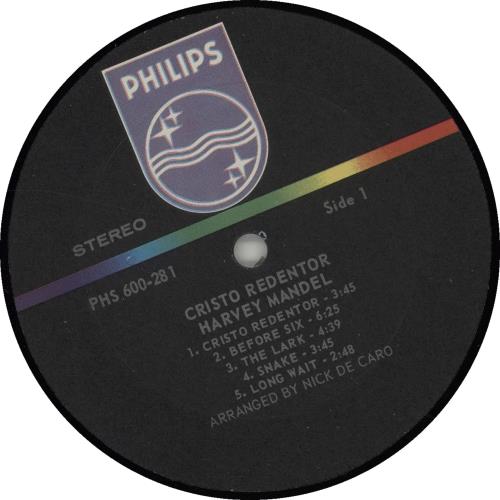 Harvey Mandel Cristo Redentor - 1st vinyl LP album (LP record) US HJVLPCR670935