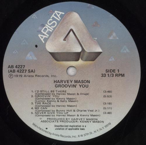 Harvey Mason Groovin' You vinyl LP album (LP record) US HT9LPGR847285