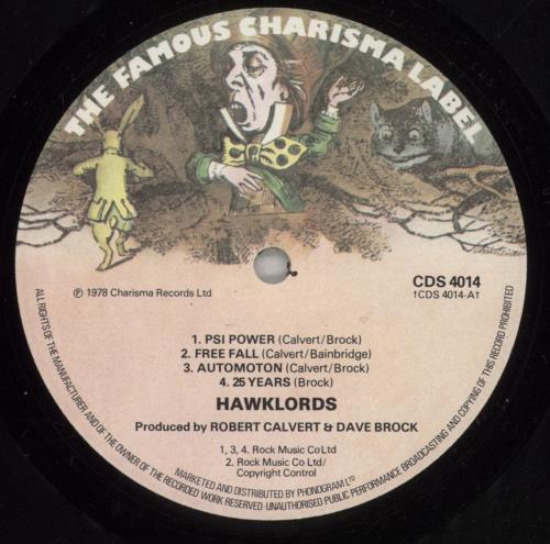 Hawkwind 25 Years On - EX vinyl LP album (LP record) UK HWKLPYE608830