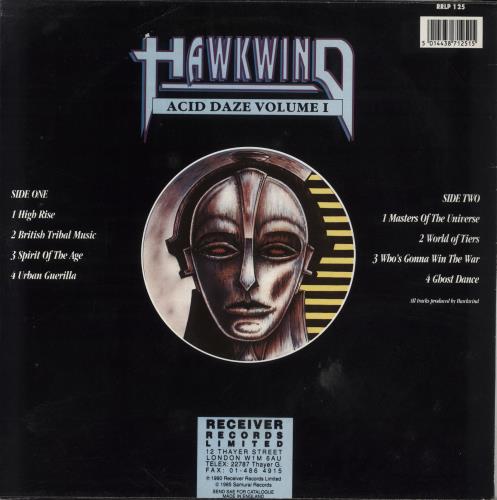 Hawkwind Acid Daze Volume 1 vinyl LP album (LP record) UK HWKLPAC853441