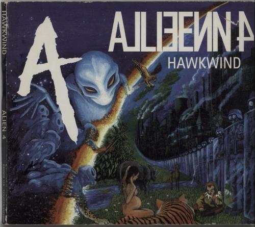 Hawkwind Alien 4 CD album (CDLP) UK HWKCDAL669482