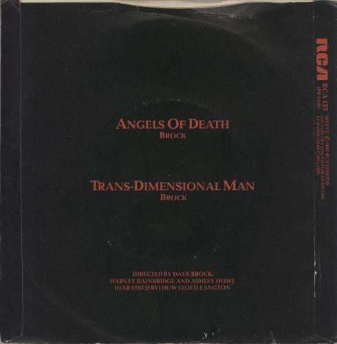 Hawkwind Angels Of Death 7" vinyl single (7 inch record / 45) UK HWK07AN171674