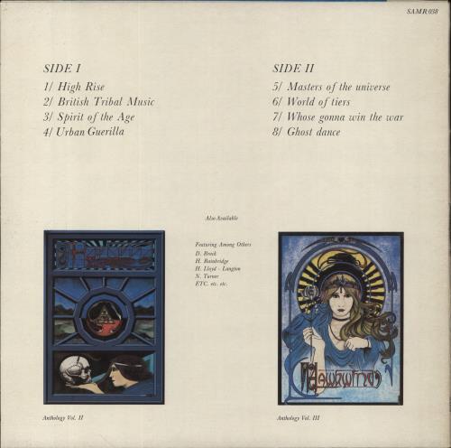 Hawkwind Anthology Vol. 1 vinyl LP album (LP record) UK HWKLPAN826693