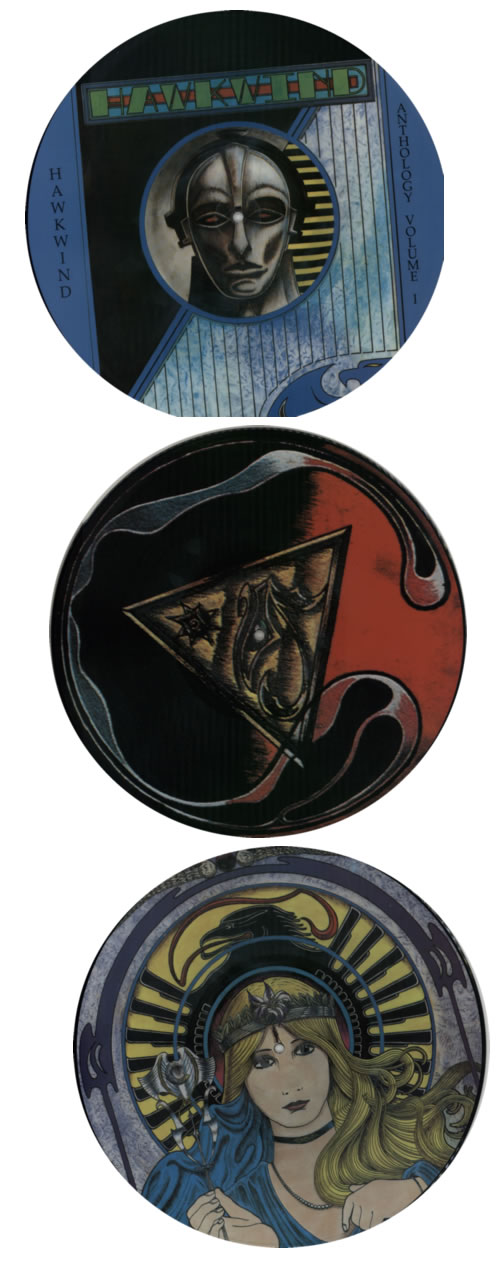 Hawkwind Approved History Of Hawkwind 1967-1982 picture disc LP (vinyl picture disc album) UK HWKPDAP224302