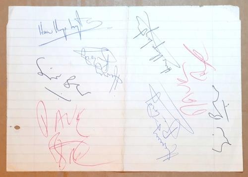 Hawkwind Autographs memorabilia UK HWKMMAU750877