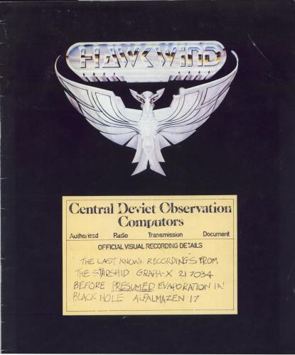 Hawkwind Autumn 1981 Tour Programme tour programme UK HWKTRAU812230