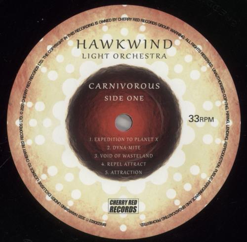 Hawkwind Carnivorous 2-LP vinyl record set (Double LP Album) UK HWK2LCA860980