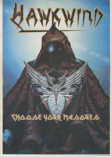 Hawkwind Choose Your Masques tour programme UK HWKTRCH325688