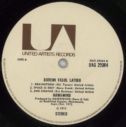 Hawkwind Doremi Fasol Latido - 1st - VG vinyl LP album (LP record) UK HWKLPDO787982