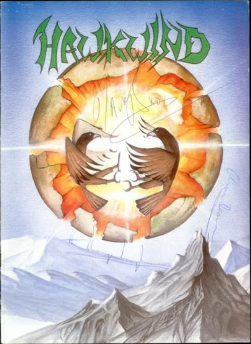 Hawkwind Earth Ritual - Autographed tour programme UK HWKTREA535165