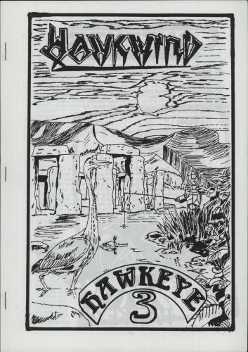 Hawkwind Hawkeye 3 fanzine UK HWKFAHA669328