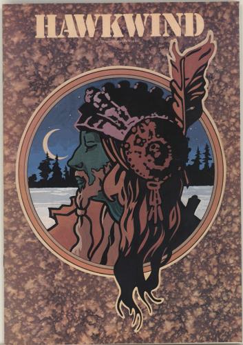 Hawkwind Hawkwind + Cuttings tour programme UK HWKTRHA692306