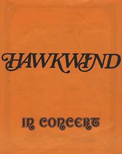 Hawkwind In Concert tour programme UK HWKTRIN390906