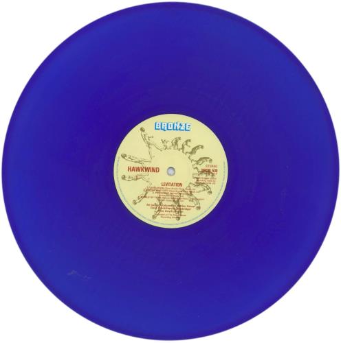Hawkwind Levitation - Blue Vinyl - VG vinyl LP album (LP record) UK HWKLPLE763432