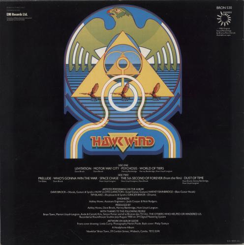 Hawkwind Levitation - Blue Vinyl vinyl LP album (LP record) UK HWKLPLE112934