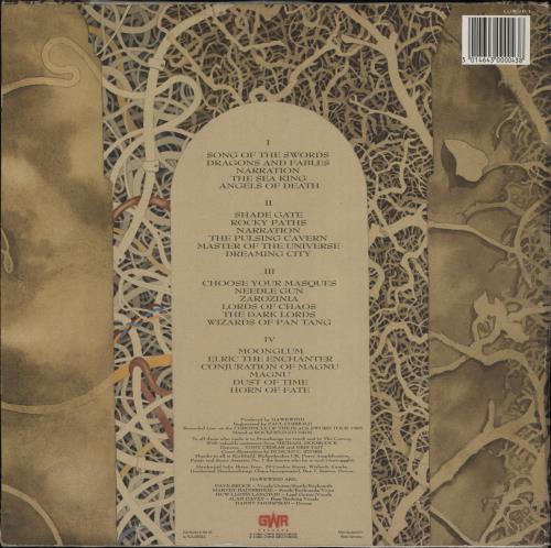 Hawkwind Live Chronicles 2-LP vinyl record set (Double LP Album) UK HWK2LLI64324