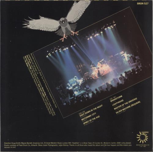 Hawkwind Live Seventy Nine vinyl LP album (LP record) UK HWKLPLI64319