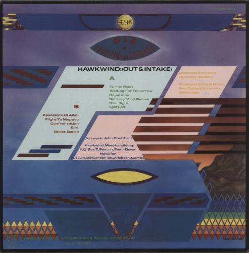 Hawkwind Out & Intake vinyl LP album (LP record) UK HWKLPOU390891
