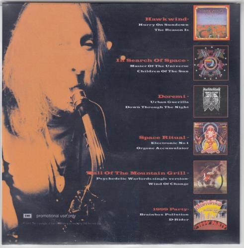 Hawkwind Sampler CD-R acetate UK HWKCRSA199802