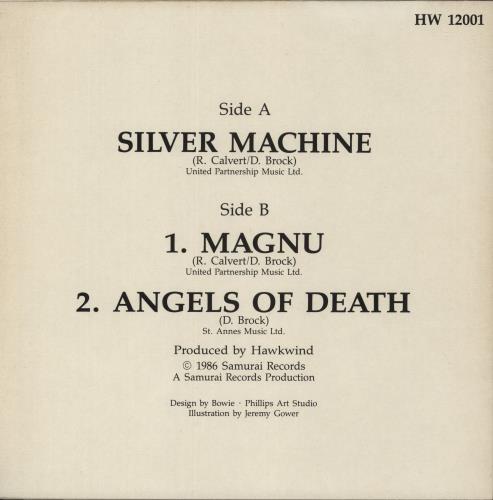 Hawkwind Silver Machine 12" vinyl single (12 inch record / Maxi-single) UK HWK12SI224327
