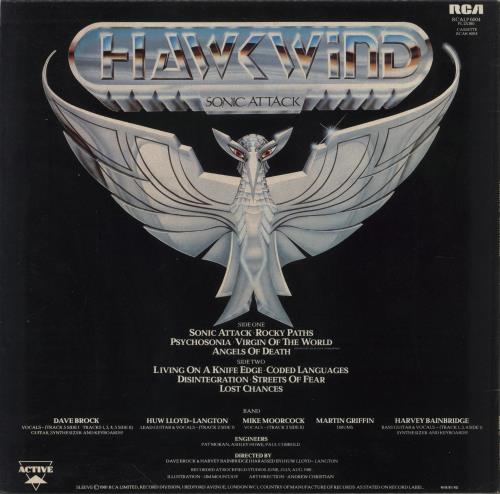 Hawkwind Sonic Attack vinyl LP album (LP record) UK HWKLPSO337778