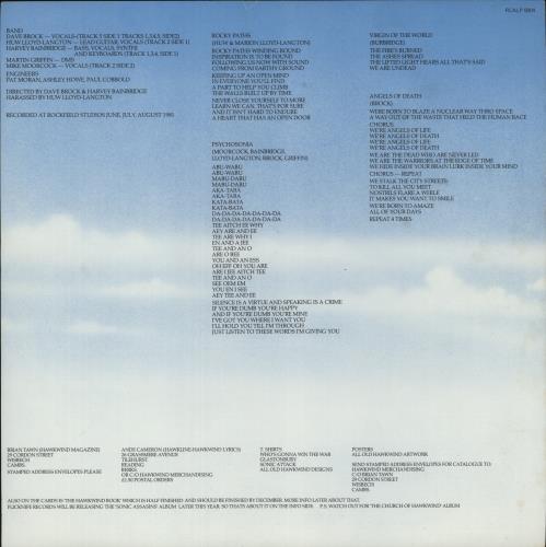 Hawkwind Sonic Attack vinyl LP album (LP record) UK HWKLPSO762591