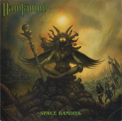 Hawkwind Space Bandits vinyl LP album (LP record) UK HWKLPSP463233