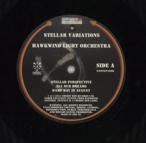 Hawkwind Stellar Variations - EX vinyl LP album (LP record) UK HWKLPST861071