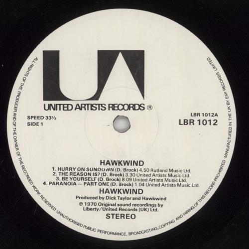 Hawkwind The Rock File vinyl LP album (LP record) UK HWKLPTH372101